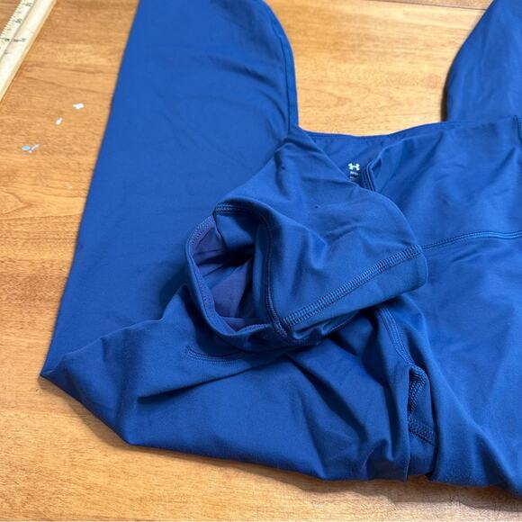 Under Armour Women’s Compression Leggings Size Large L Blue Athletic Gym Workout - Picture 6 of 10